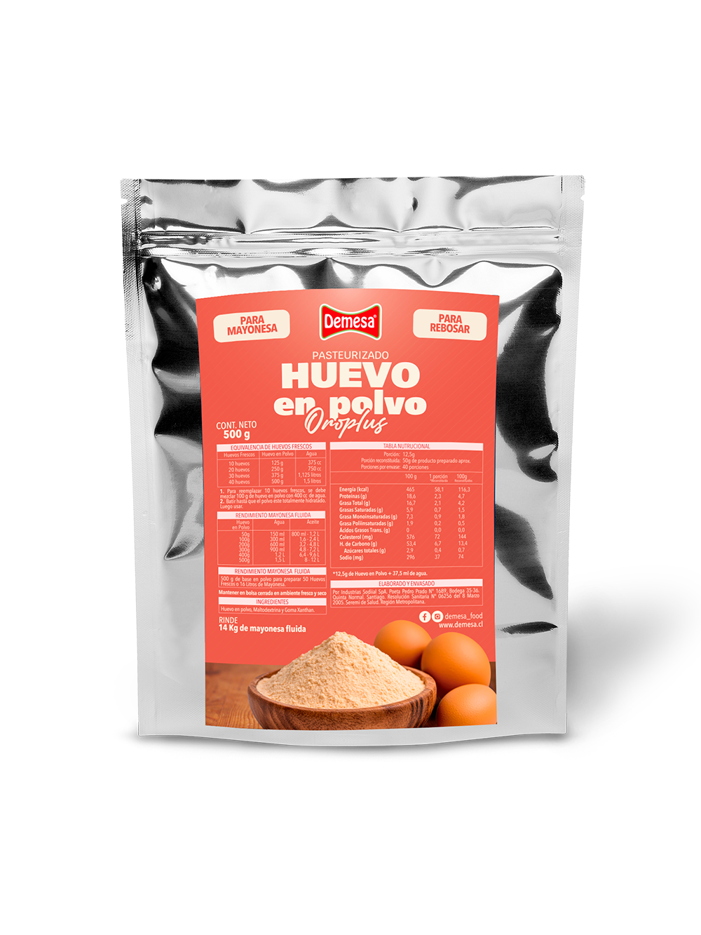 Huevo Pasteurizado Oroplus